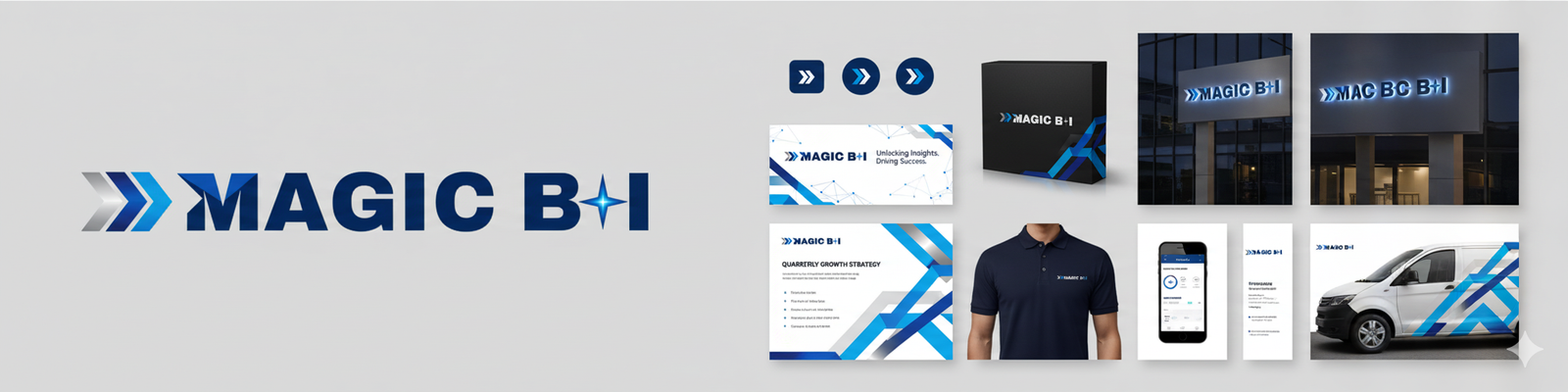 Aplicações da marca Magic B+I
